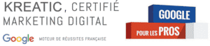 Kreatic est un partenaire certifié de Google en marketing digital.